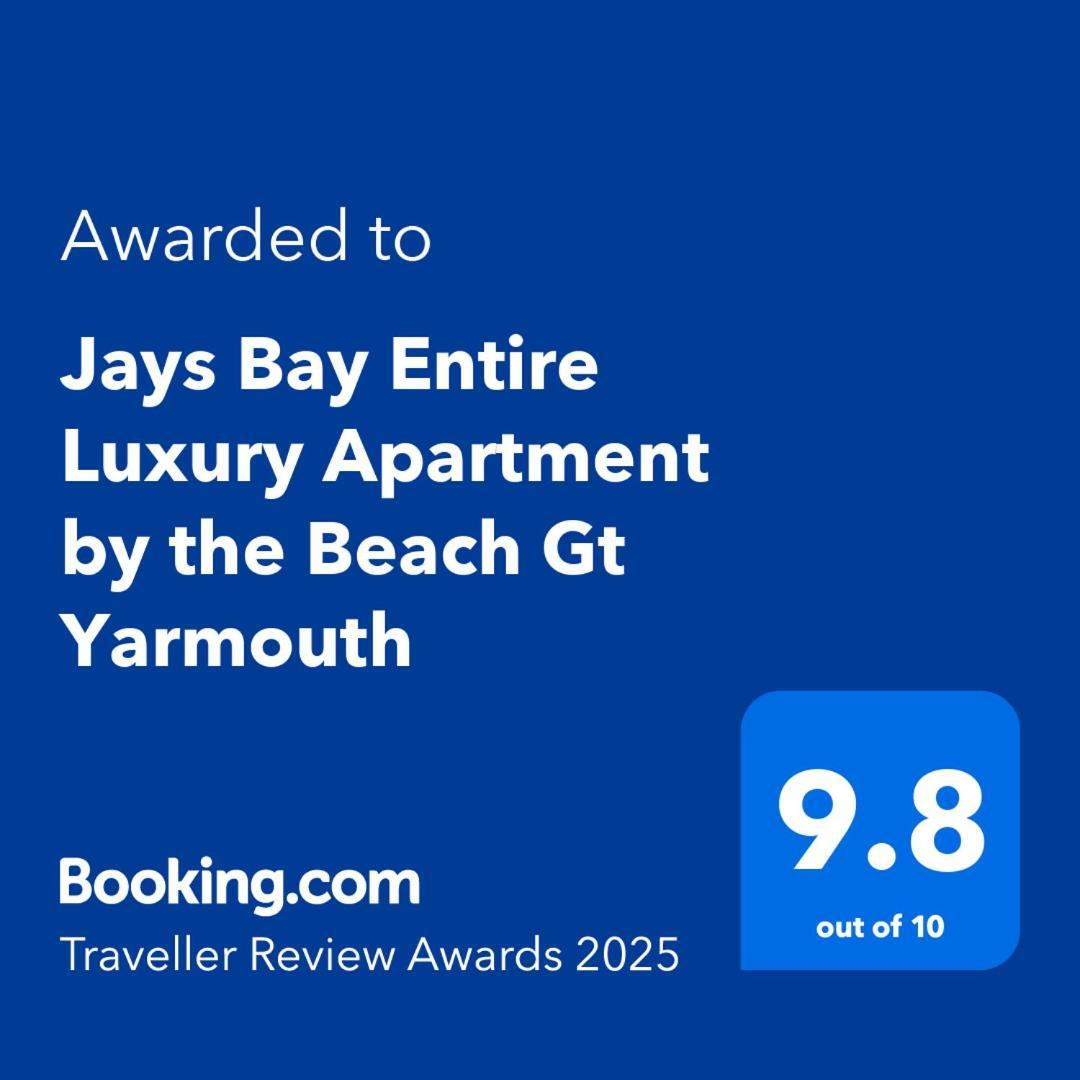 Jays Bay Entire Luxury Apartment By The Beach Gt Yarmouth Great Yarmouth Exterior foto